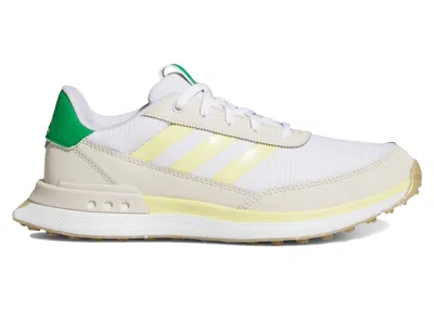 Pre-owned Adidas Originals S2g 24 Spikeless Golf (women's) Sneakers In Cloud White/powder Yellow/green