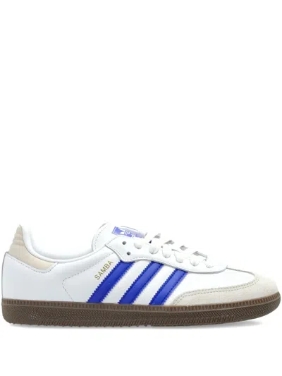 Adidas Originals Samba 3-stripes Sneakers In White