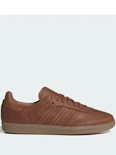 Adidas Originals Samba "brogue Pack" Sneakers In Brown