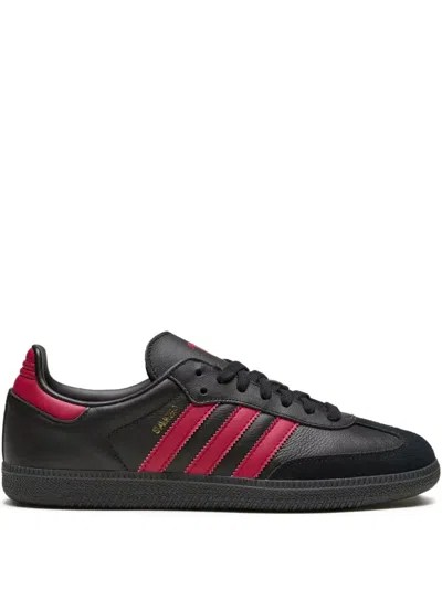 Adidas Originals Samba "core Black/mufc Red" Sneakers