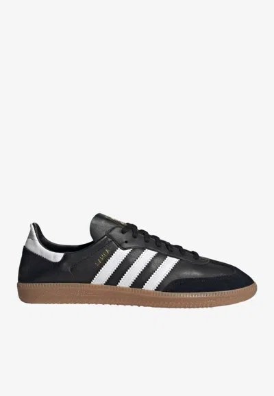 Adidas Originals Samba Decon Leather Low-top Sneakers In Black