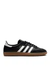 Adidas Originals Deco Suede Low-top Sneaker With Rubber Sole In Black