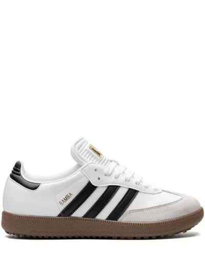 ADIDAS ORIGINALS SAMBA GOLF "CLOUD WHITE/CORE BLACK/GUM" GOLF SHOES