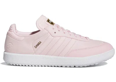 Pre-owned Adidas Originals Samba Golf Special Edition Cleark Pink Sneakers In Clear Pink/cloud White