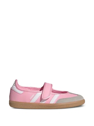 ADIDAS ORIGINALS SAMBA JANE LEATHER SNEAKERS