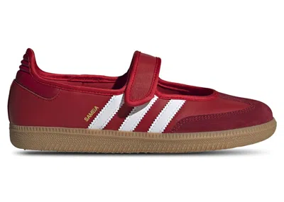 Pre-owned Adidas Originals Samba Jane Scarlet White Gum (women's) Sneakers In Better Scarelet Red/team Victory Red/gum 3