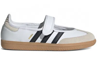 Pre-owned Adidas Originals Samba Jane White Black Gum (women's) Sneakers In Footwear White/alumina/core Black