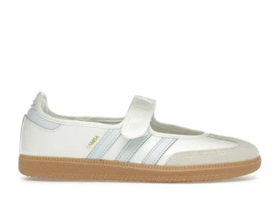 Pre-owned Adidas Originals Samba Jane White Blue Gum (women's) Sneakers In Cloud White/gum 3/halo Blue