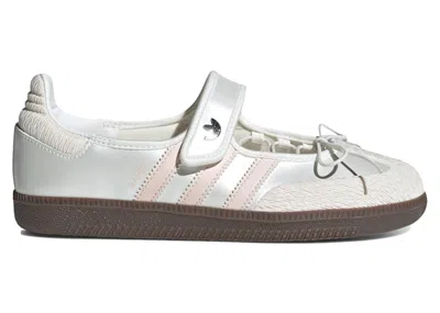 Pre-owned Adidas Originals Samba Jane (women's) Sneakers In Cloud White/pink In Multi