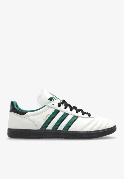 Adidas Originals Samba Jp Leather Low-top Sneakers In White