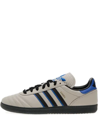 Adidas Originals Samba Jp Leather Sneakers In Metallic