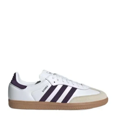 Adidas Originals Samba Leather Sneakers In White