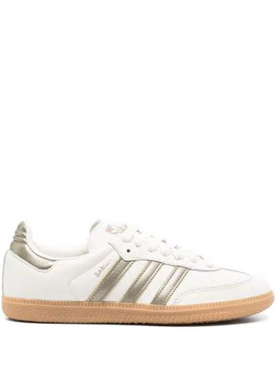 Adidas Originals Samba Og "cyber Metallic" Sneakers In White