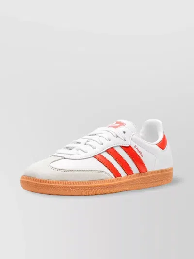 Adidas Originals Samba Low-top Sneakers With Suede And Rubber In White