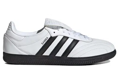 Pre-owned Adidas Originals Samba Lt Black Sole (women's) Sneakers In Cloud White/core Black