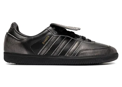 Pre-owned Adidas Originals Samba Lt Distressed Pack Black (women's) Sneakers In Core Black/cloud White