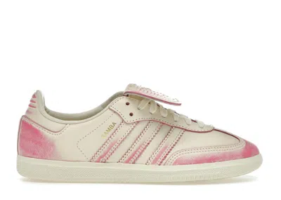 Pre-owned Adidas Originals Samba Lt Distressed Pack (women's) Sneakers In Cream White/shock Pink
