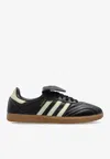 Adidas Originals Samba Lt Leather Low-top Sneakers In Black