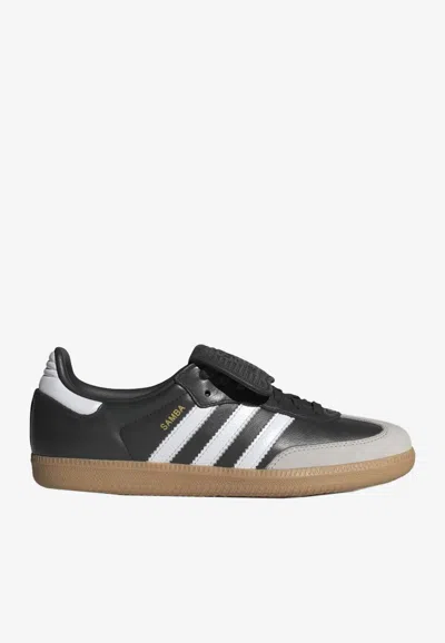 Adidas Originals Samba Lt Low-top Leather Sneakers In Black