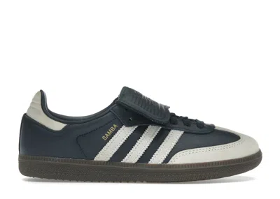 Pre-owned Adidas Originals Samba Lt (women's) Sneakers In Aurora Ink/cream White/gold Metallic