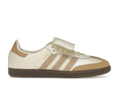 Pre-owned Adidas Originals Samba Lt (women's) Sneakers In Cream White/warm Sandstone/gold Metallic