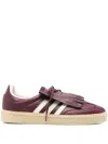 Adidas Originals Samba Lux Leather Sneakers In Burgundy