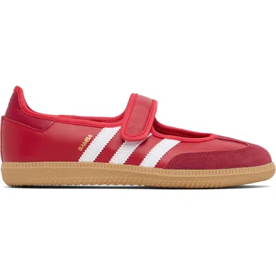 Adidas Originals Samba Mary Jane Trainers In Red