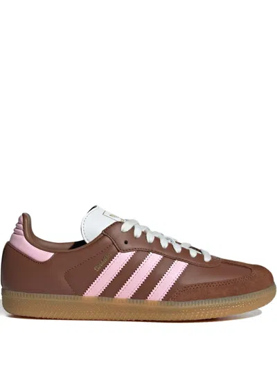 Adidas Originals Samba "neapolitan Pack" Sneakers In Brown