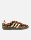 Adidas Originals Celine Low Lace-up Sneakers With Triomphe In Animal Print