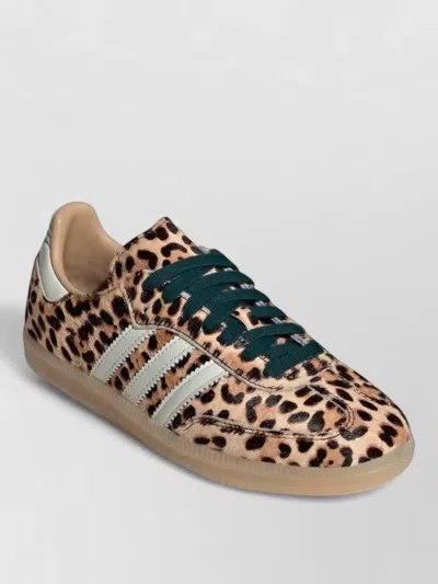 Adidas Originals Samba Og Animal Print Leather Sneakers