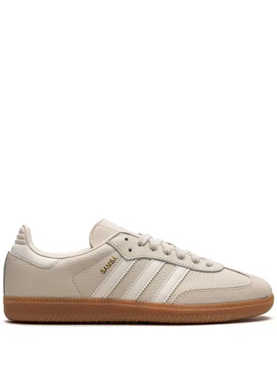 Adidas Originals Samba Og "beige/white" Sneakers In Neutrals