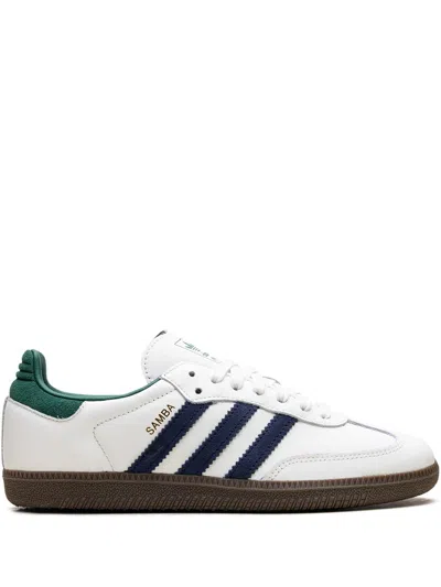 Adidas Originals Black And White Leather Sneaker In Multi