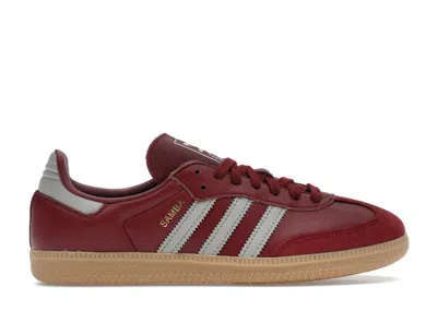 Pre-owned Adidas Originals Samba Og Burgundy (women's) Sneakers In Collegiate Burgundy/gum