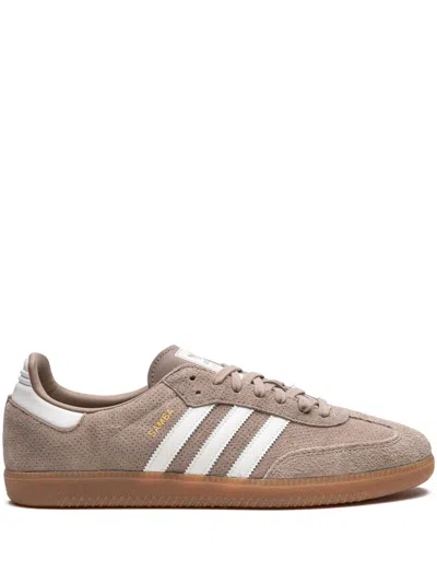 Adidas Originals Samba Og "chalky Brown Gum" Sneakers In Braun
