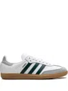 Adidas Originals Samba Og "cloud White/collegiate Green/grey Two/gum" Sneakers In White