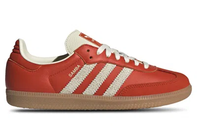Pre-owned Adidas Originals Samba Og Cream (women's) Sneakers In Collegiate Orange/cream White/gum 3 In Multi