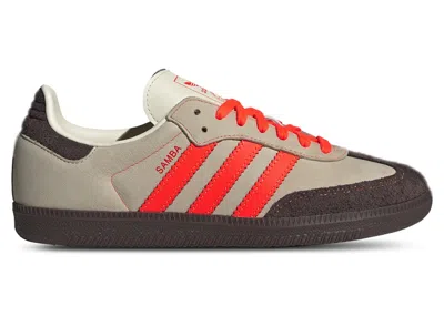 Pre-owned Adidas Originals Samba Og Cream (women's) Sneakers In Solar Orange/cream White In Multi