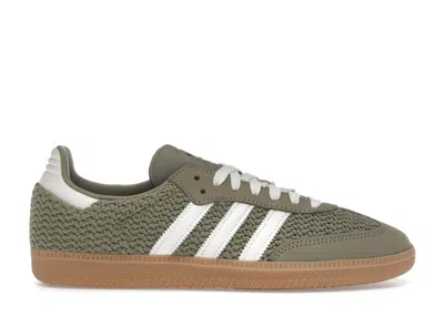 Pre-owned Adidas Originals Samba Og Crochet Pack (women's) Sneakers In Orbit Green/cream White/gum In Multi