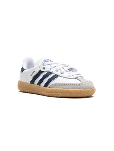 Adidas Originals Babies' Samba Og El I "night/indigo/gum" Sneakers In White