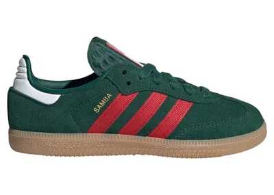 Pre-owned Adidas Originals Samba Og Fifa World Cup 2026 Portugal Sneakers In Team Dark Green/better Scarelet Red/gum