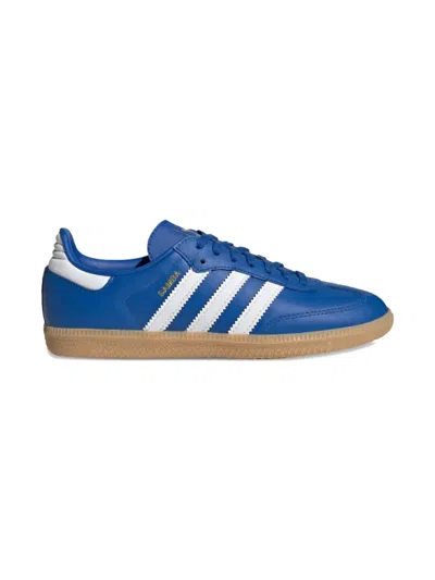 Adidas Originals Kids' Samba Og Gs Stripes Sneakers In Blue