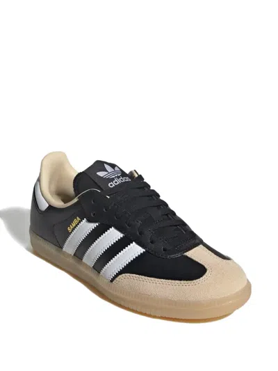 Adidas Originals Kids' Samba Og Gs Three-stripe Sneakers In Black