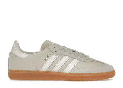 Pre-owned Adidas Originals Samba Og Gum (women's) Sneakers In Aluminum/chalk White/wonder Beige
