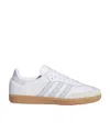 Adidas Originals Logo Sneakers With Contrasting Heel Counter In White