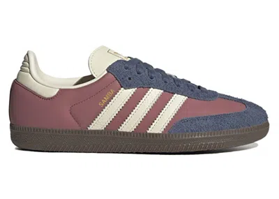 Pre-owned Adidas Originals Samba Og Ink (women's) Sneakers In Preloved Crimson/cream White/preloved Ink In Multi