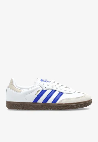 Adidas Originals Samba Og Leather Low-top Sneakers In Multi