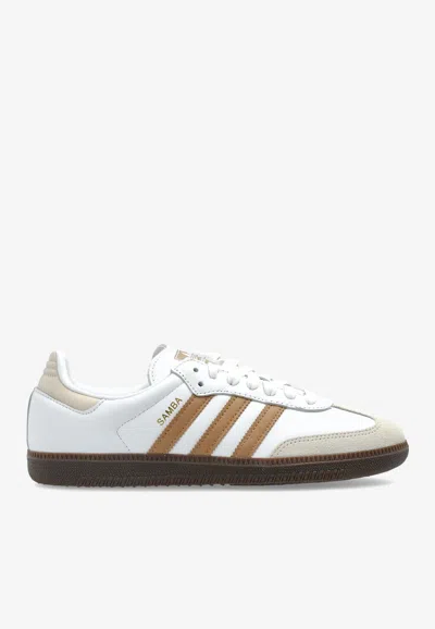 Adidas Originals Samba Og Leather Low-top Sneakers In Multi