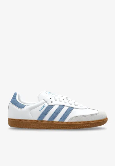 Adidas Originals Samba Og Leather Low-top Sneakers In White