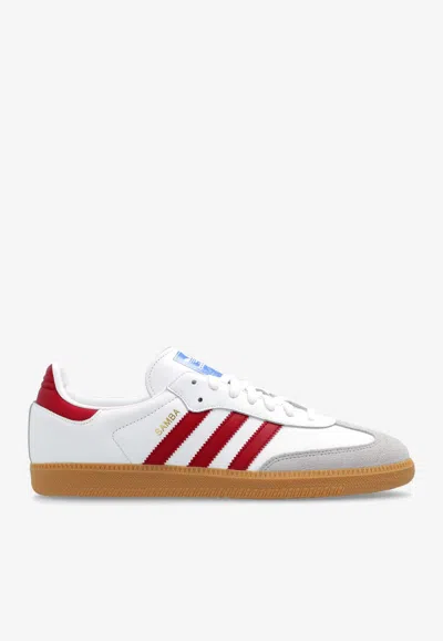 ADIDAS ORIGINALS SAMBA OG LEATHER LOW-TOP SNEAKERS