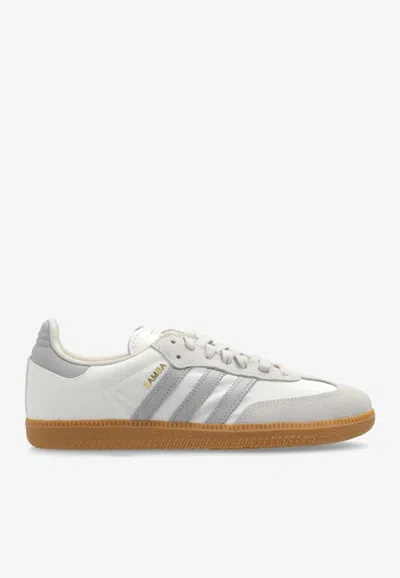 Adidas Originals Samba Og Leather Low-top Sneakers In White